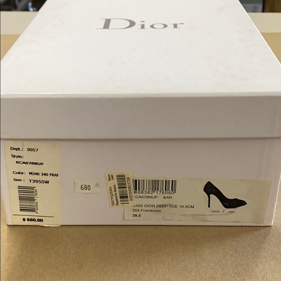 Dior Miss Dior Peep Toe • M340 Framboise - Picture 3 of 8